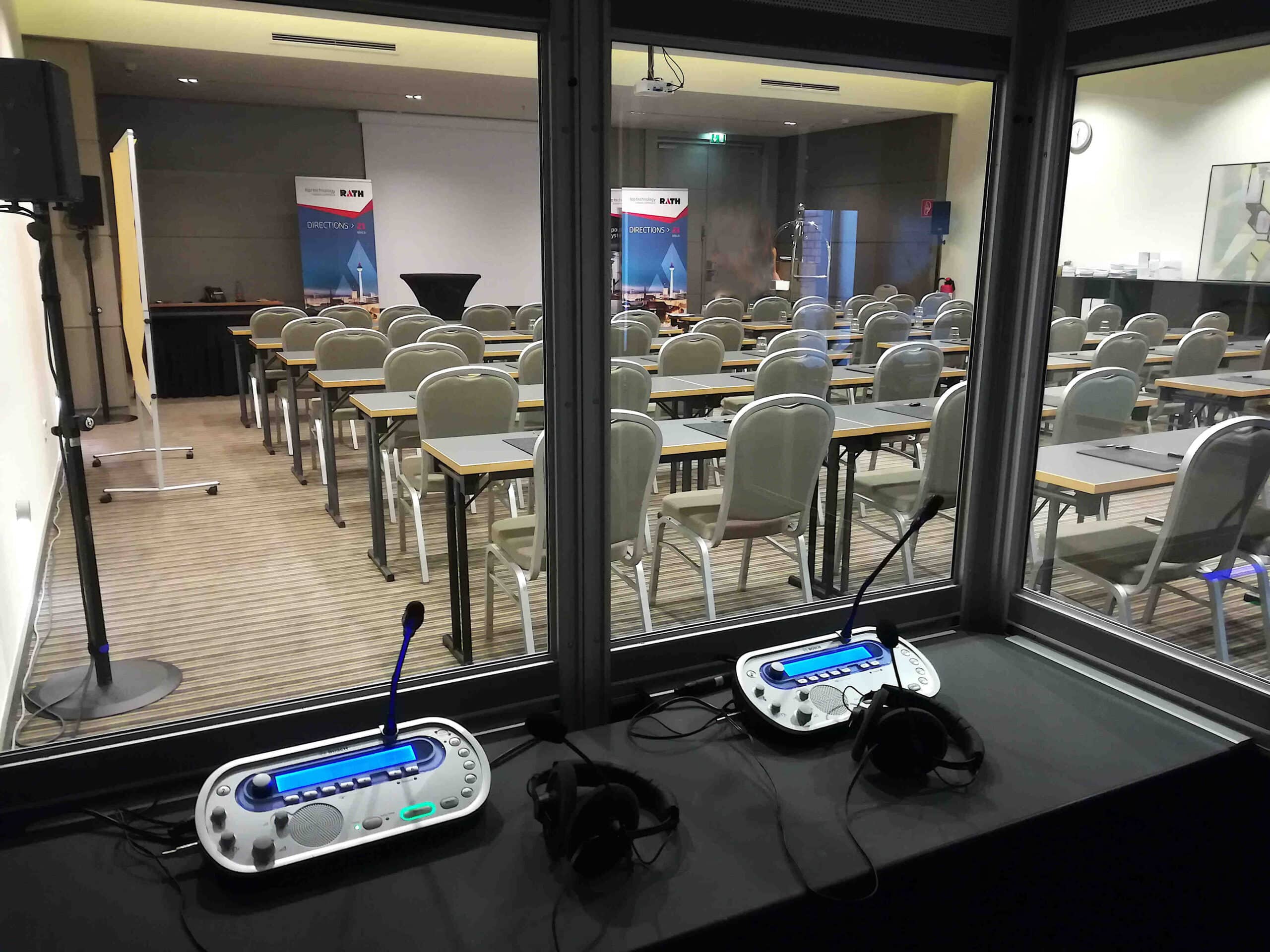 Anlage für Simultandolmetscher mieten in Berlin