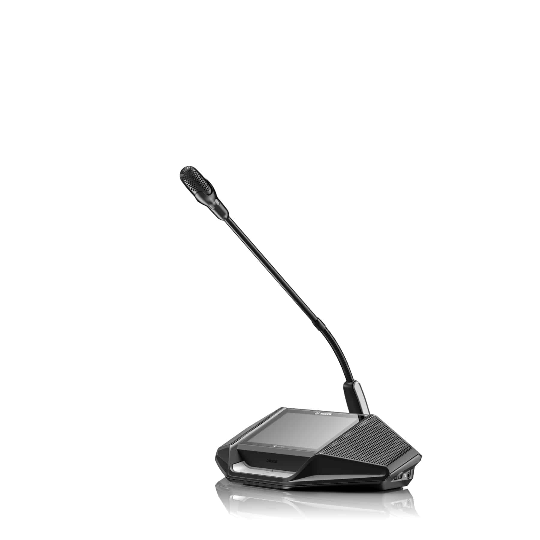 Mikrofon kabellose Tischsprechstelle wireless Mikrofonanlage Mikrofonkette mieten Bosch Verleih Berlin Konferenztechnik