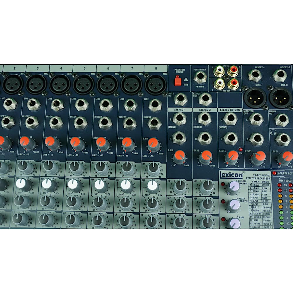 Mischpult 8-Kanal Soundcraft EFX 8 – Ansicht 4