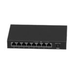 Mit unserem Videomixer PTZ Optics Superjoy vermieten wir diesen 8fach PoE Switch
