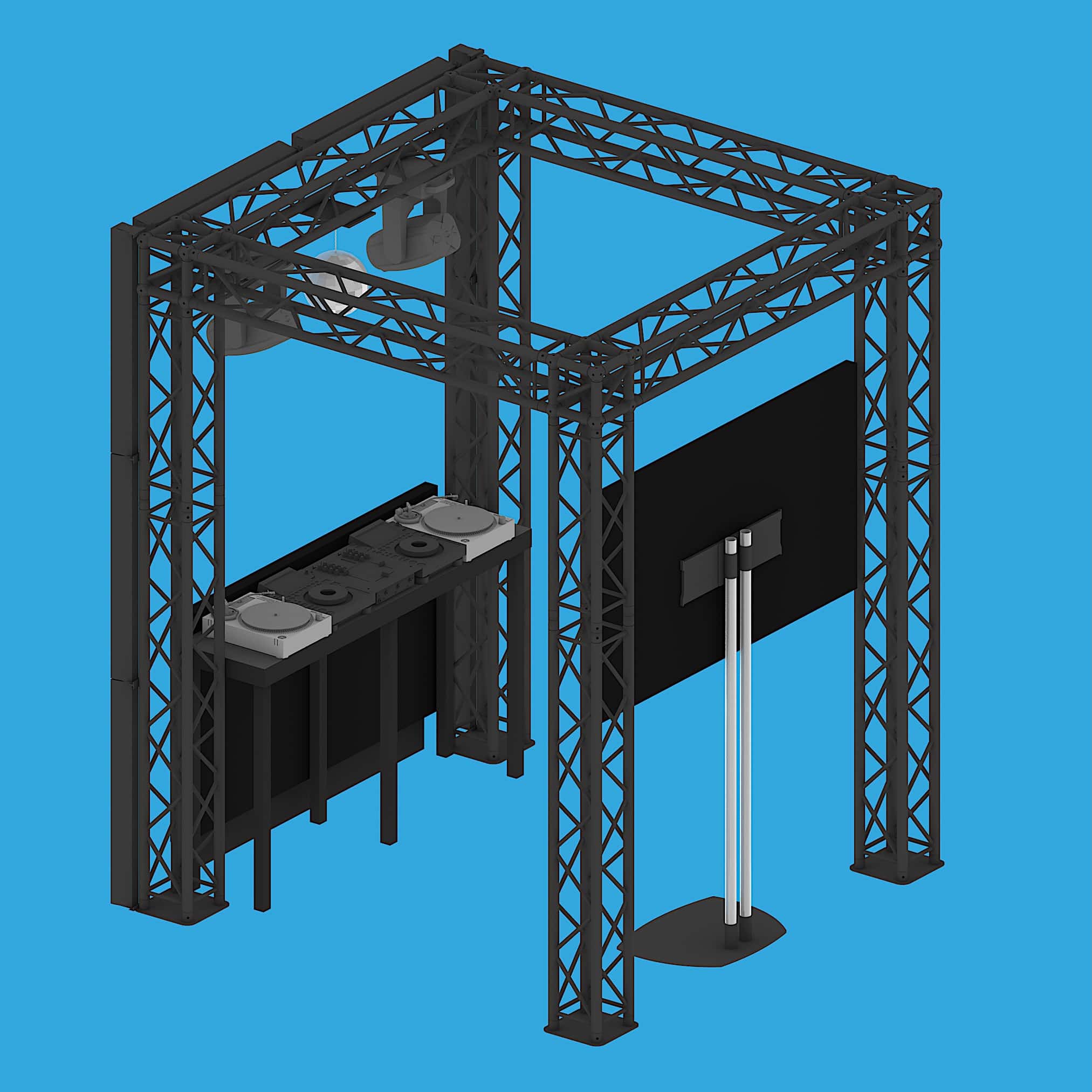 DJ-Station Party-Rig – Ansicht 4